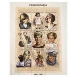 Diana Princess of Wales commemorative stamp set