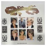 Princess Diana commemorative stamp set