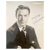The Big Chase Glenn Langan signed photo