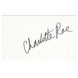 The Facts of Life Charlotte Rae original signature