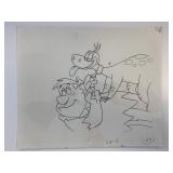 The Flintstones original hand drawn artwork for...