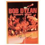 Bob Dylan signed tour book Bob Dylan signed tour book