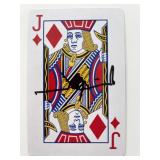 Val Kilmer signed playing card Val Kilmer signed playing card