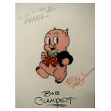 Bob Clampett, Friz Freleng & Mel Blanc signed... Bob Clampett, Friz Freleng & Mel Blanc signed...