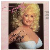 Dolly Parton signed Think About Love album Dolly Parton signed Think About Love album