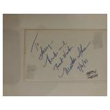 Apocalypse Now Martin Sheen signed note Apocalypse Now Martin Sheen signed note
