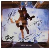 AC/DC Blow Up Your Video signed album AC/DC Blow Up Your Video signed album