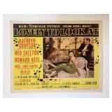 Lovely to Look At original 1952 vintage lobby card