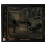 President William McKinley glass slide. 3x4 inches