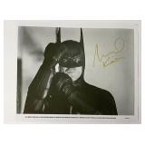 Batman Michael Keaton facsimile signed  movie...
