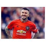 David Beckham facsimile signed  photo