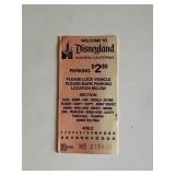 Disneyland park Vintageing ticket