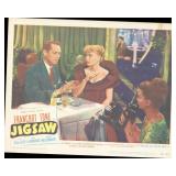 Jigsaw 1949 original vintage lobby card