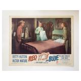 Red, Hot and Blue original 1949 vintage lobby card