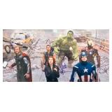 The Avengers cast facsimile signed movie photo