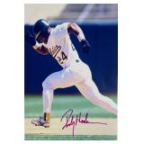 MLB Rickey Henderson facsimile signed  photo