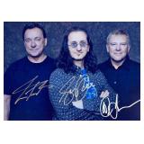 Rush band facsimile signed  photo