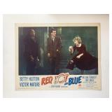 Red, Hot and Blue original 1949 vintage lobby card