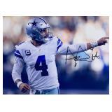 Dallas Cowboys Dak Prescott facsimile signed ...