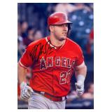 LA Angels Mike Trout facsimile signed  photo