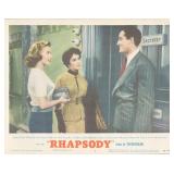 Rhapsody 1954 original vintage lobby card