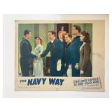 The Navy Way original 1954 vintage lobby card