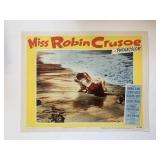 Miss Robin Crusoe original 1953 vintage lobby card