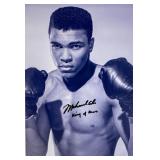 Muhammad Ali facsimile signed  photo