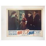 Red, Hot and Blue original 1949 vintage lobby card
