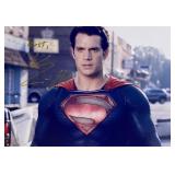Superman Henry Cavill facsimile signed  movie...