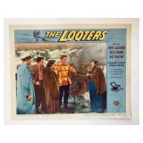 The Looters original 1955 vintage lobby card