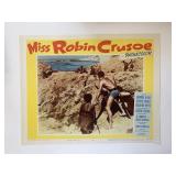 Miss Robin Crusoe original 1953 vintage lobby card
