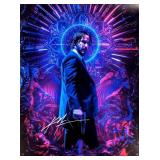 John Wick Keanu Reeves facsimile signed movie...