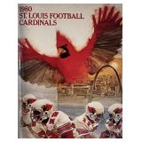 1980 St Louis Cardinals program. 5x7 inches