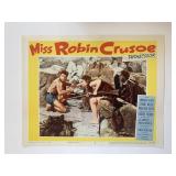 Miss Robin Crusoe original 1953 vintage lobby card