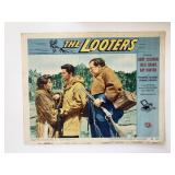 The Looters original 1955 vintage lobby card