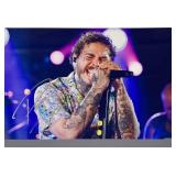 Post Malone facsimile signed  photo