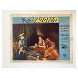 The Looters original 1955 vintage lobby card