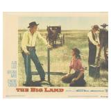 The Big Land 1957 original vintage lobby card