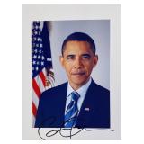 Barack Obama facsimile signed  photo