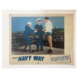 The Navy Way original 1954 vintage lobby card