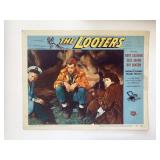 The Looters original 1955 vintage lobby card