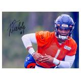 Chicago Bears Justin Fields facsimile signed ...