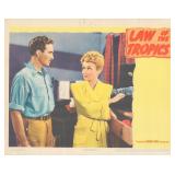 Law of the Tropics  1941 original vintage lobby...