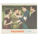 Rhapsody 1954 original vintage lobby card