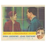 Beyond a Reasonable Doubt 1956 original vintage...
