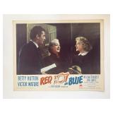 Red, Hot and Blue original 1949 vintage lobby card