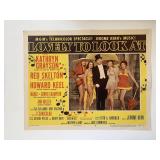 Lovely to Look At original 1952 vintage lobby card