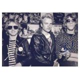 The Police facsimile signed photo
