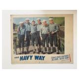 The Navy Way original 1954 vintage lobby card
